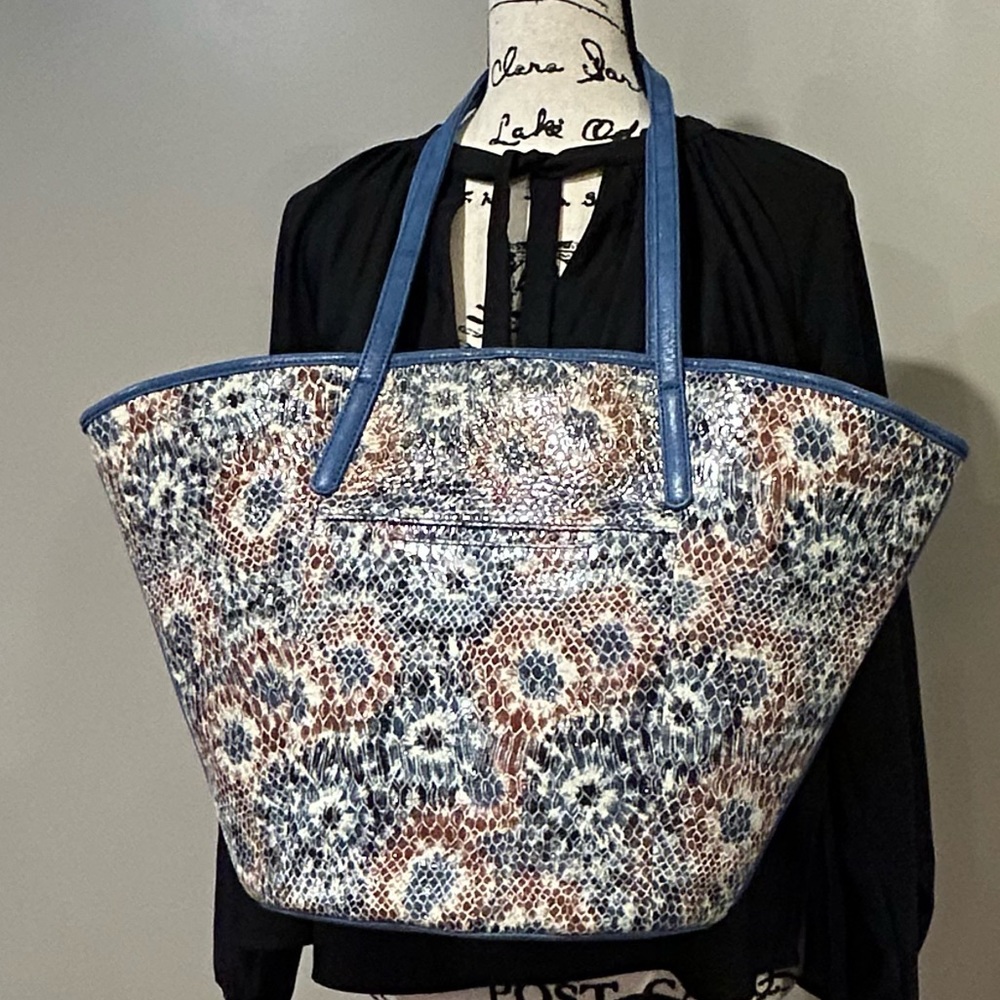 HOBO Ellison Printed Leather Tote Bag